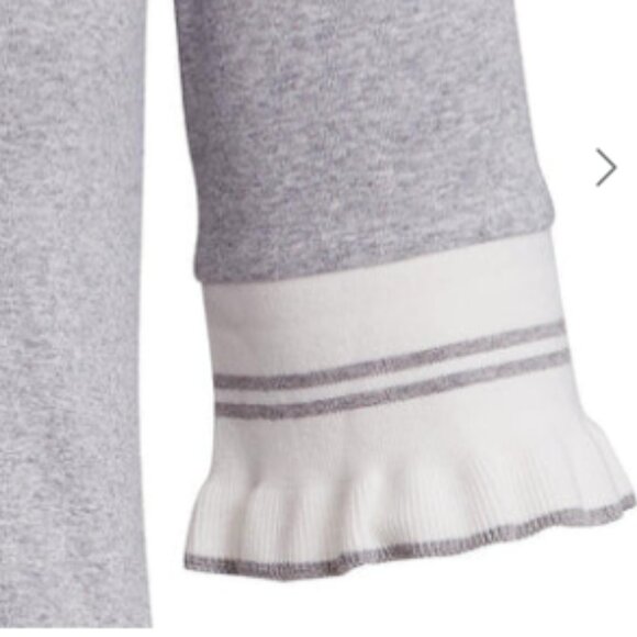 Lauren Ralph Lauren Gray Ruffled Top – Size Medium - Picture 5 of 9